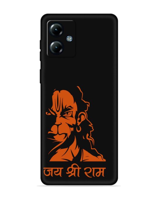 Angry Hanuman Embossed Soft Silicone Case for Motorola Moto G14 Zapvi