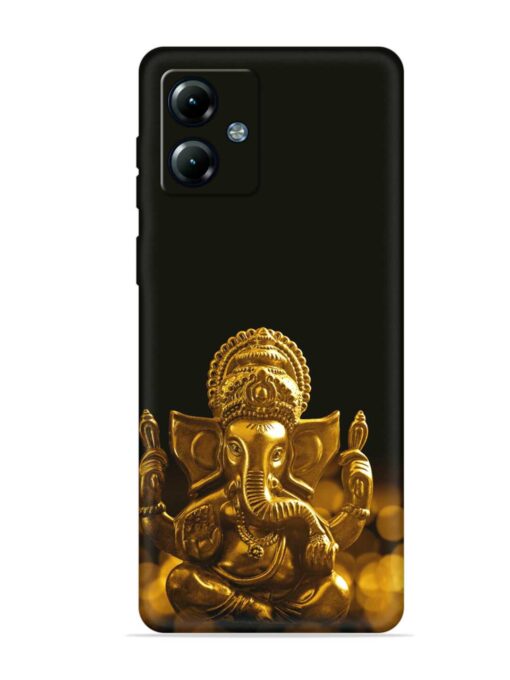 Lord Ganesha Indian Festival Embossed Soft Silicone Case for Motorola Moto G14 Zapvi