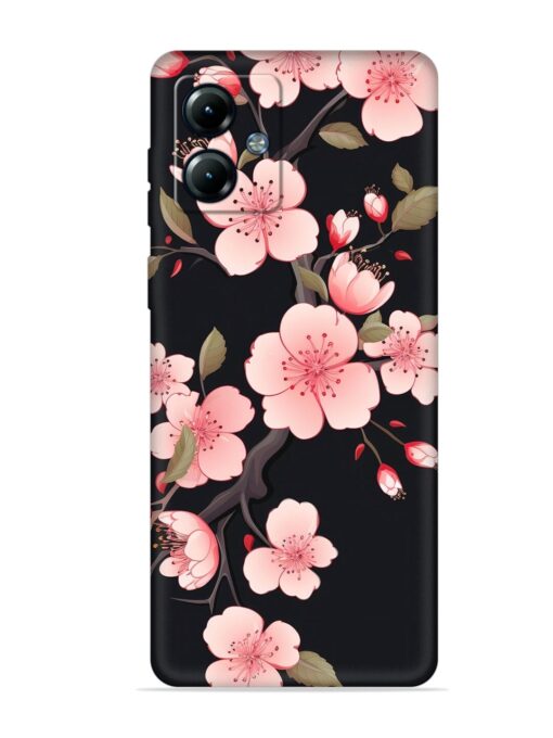 Cherry Blossom Embossed Soft Silicone Case for Motorola Moto G14 Zapvi