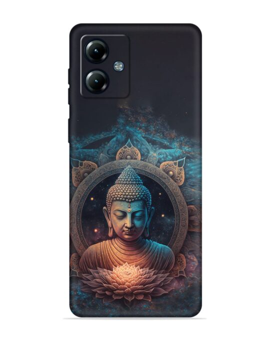 Gautam Buddha Embossed Soft Silicone Case for Motorola Moto G14 Zapvi