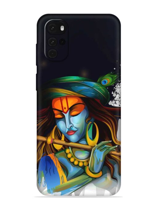 Krishna Art Embossed Soft Silicone Case for Motorola Moto G22