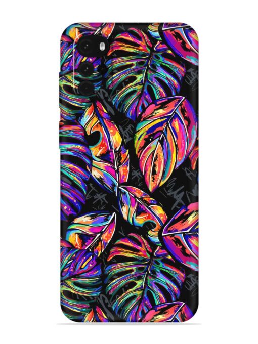 Tropical Seamless Vector Embossed Soft Silicone Case for Motorola Moto G22