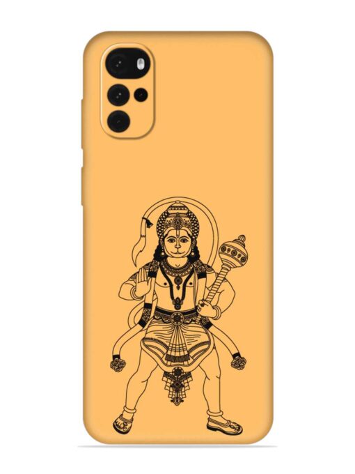 Indian God Hanuman Embossed Soft Silicone Case for Motorola Moto G22