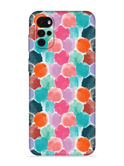 Colorful Seamless Pattern Embossed Soft Silicone Case for Motorola Moto G22 Zapvi