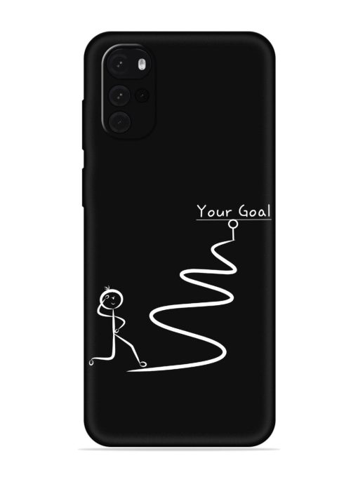 Your Goal Embossed Soft Silicone Case for Motorola Moto G22 Zapvi