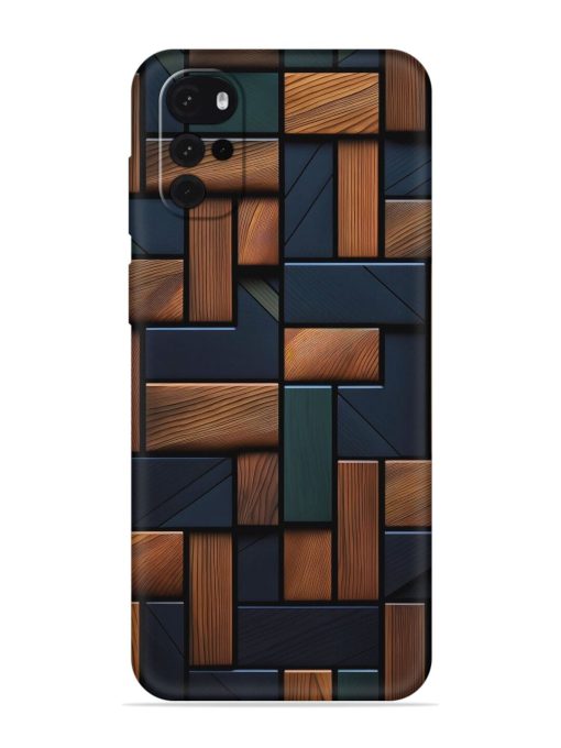 Wooden Background Cubes Embossed Soft Silicone Case for Motorola Moto G22 Zapvi