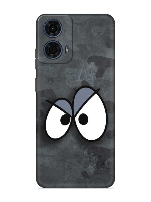 Big Eyes Night Mode Embossed Soft Silicone Case for Motorola Moto G24 Power Zapvi