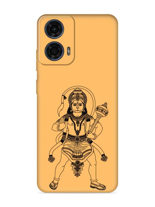 Indian God Hanuman Embossed Soft Silicone Case for Motorola Moto G24 Power