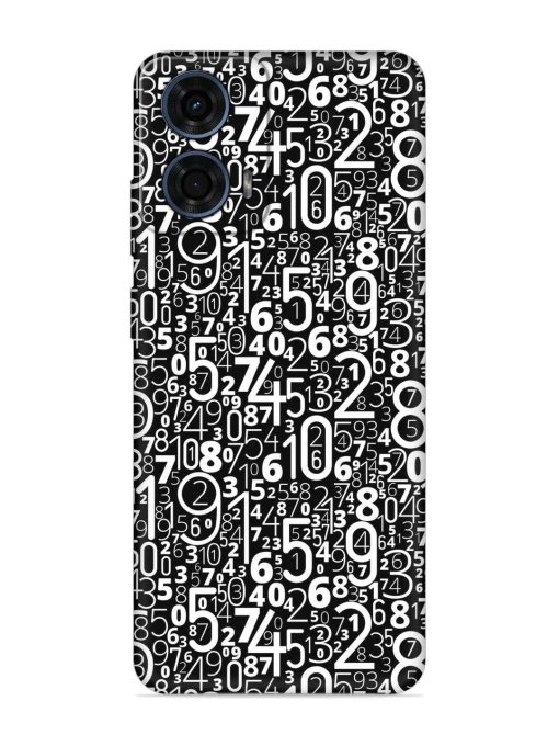 Many Numbers Different Embossed Soft Silicone Case for Motorola Moto G24 Power