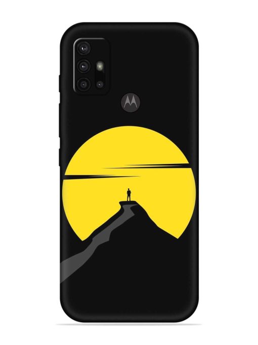 Black Ultra Vector Embossed Soft Silicone Case for Motorola Moto G30 Zapvi