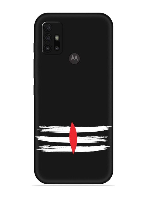 Mahadev Tilak Vector Embossed Soft Silicone Case for Motorola Moto G30 Zapvi