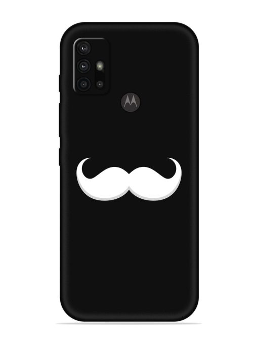 Mustache Vector Embossed Soft Silicone Case for Motorola Moto G30