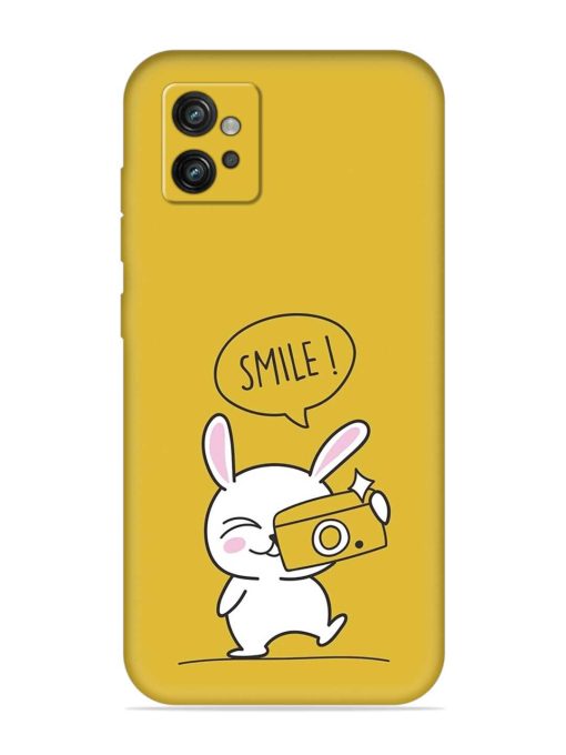 Hey Smile Please Embossed Soft Silicone Case for Motorola Moto G32 Zapvi