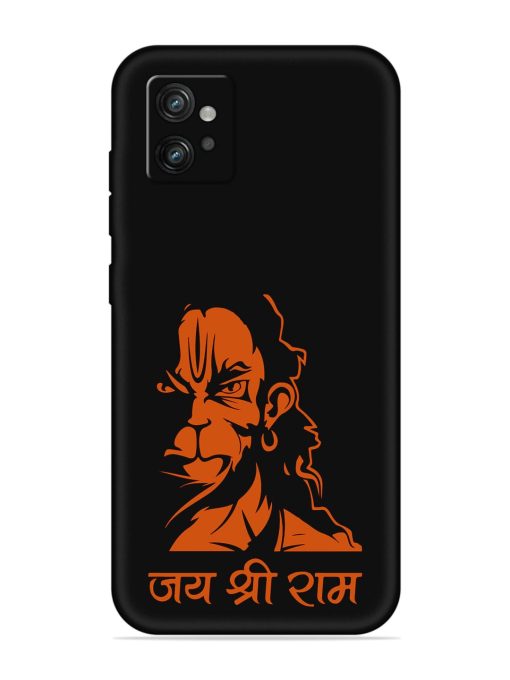 Angry Hanuman Embossed Soft Silicone Case for Motorola Moto G32 Zapvi