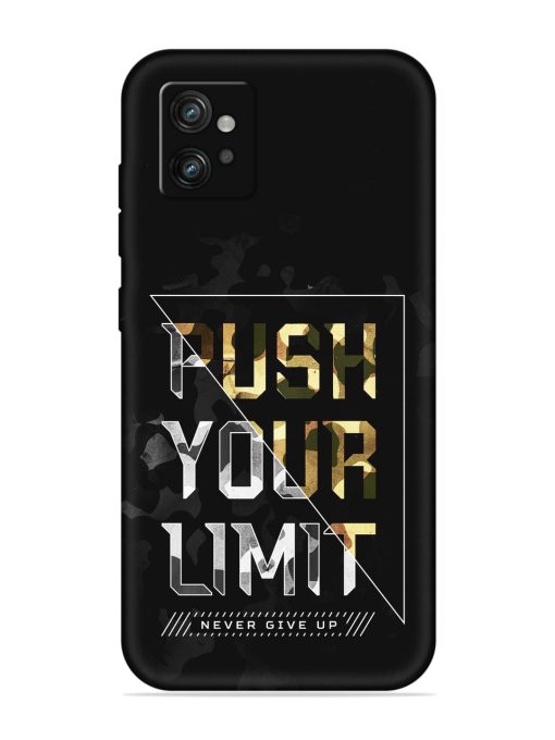 Push Your Limits Embossed Soft Silicone Case for Motorola Moto G32