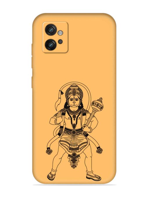 Indian God Hanuman Embossed Soft Silicone Case for Motorola Moto G32