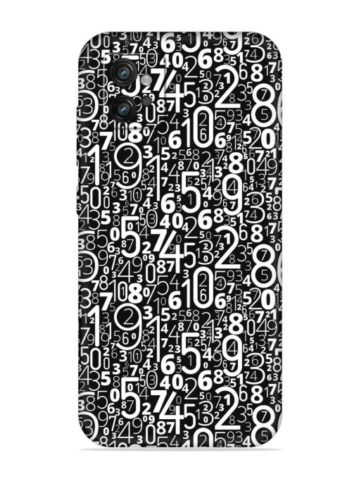 Many Numbers Different Embossed Soft Silicone Case for Motorola Moto G32