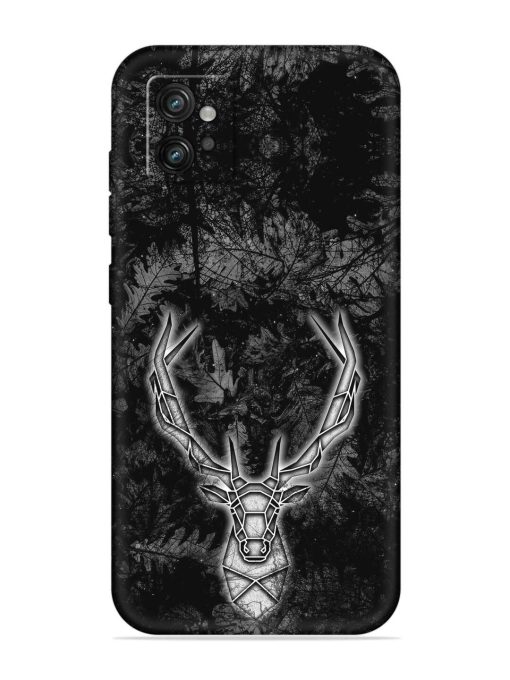 Ancient Deer Embossed Soft Silicone Case for Motorola Moto G32