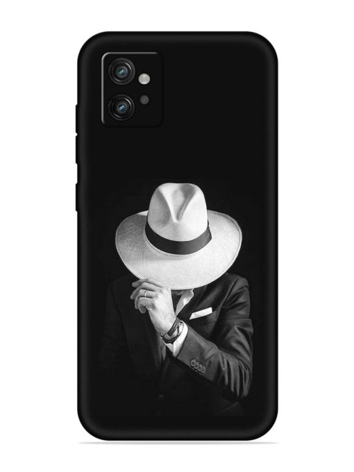 Men Under Hat Embossed Soft Silicone Case for Motorola Moto G32 Zapvi