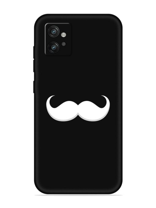 Mustache Vector Embossed Soft Silicone Case for Motorola Moto G32 Zapvi