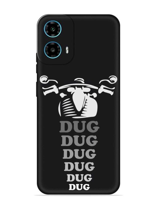 Dug Dug Dug Embossed Soft Silicone Case for Motorola Moto G34 (5G)