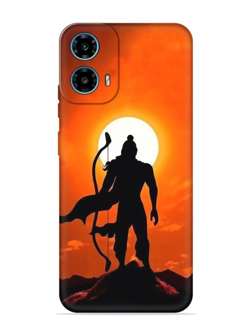 Shree Ram Embossed Soft Silicone Case for Motorola Moto G34 (5G) Zapvi