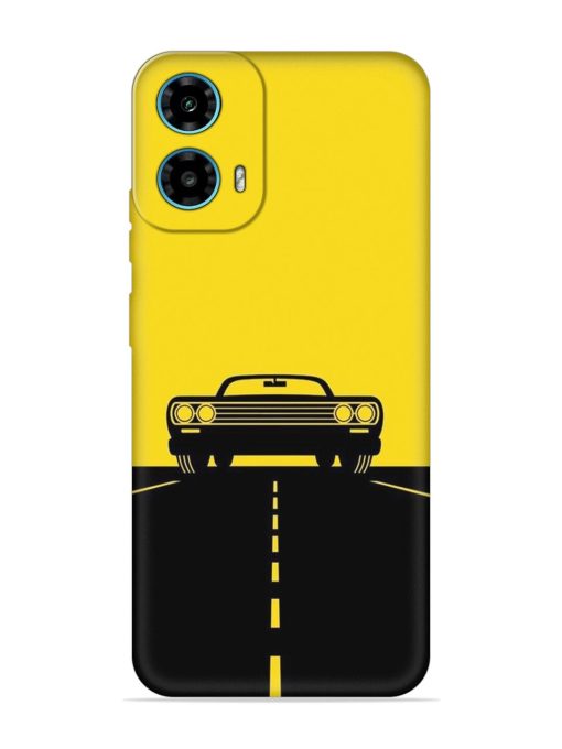 Classic Car Embossed Soft Silicone Case for Motorola Moto G34 (5G)