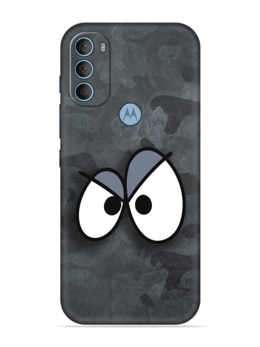 Big Eyes Night Mode Embossed Soft Silicone Case for Motorola Moto G40 Fusion Zapvi