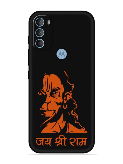 Angry Hanuman Embossed Soft Silicone Case for Motorola Moto G40 Fusion Zapvi