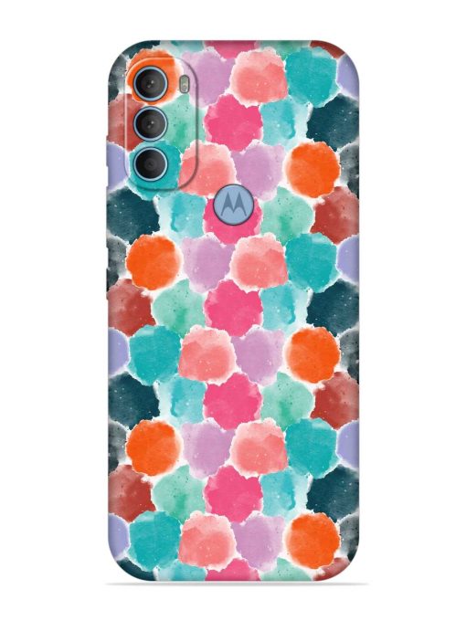 Colorful Seamless Pattern Embossed Soft Silicone Case for Motorola Moto G40 Fusion Zapvi