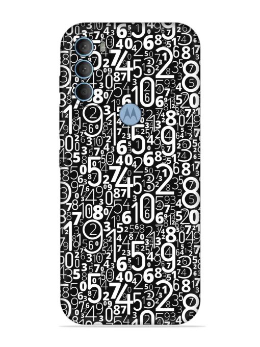 Many Numbers Different Embossed Soft Silicone Case for Motorola Moto G40 Fusion Zapvi