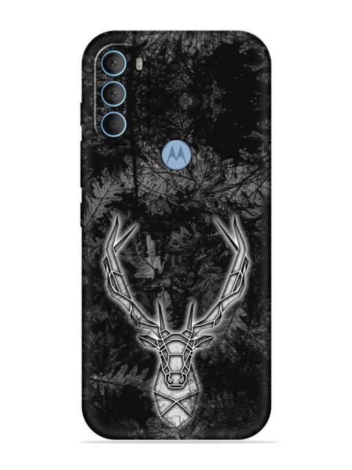 Ancient Deer Embossed Soft Silicone Case for Motorola Moto G40 Fusion