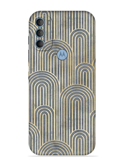 Art Deco Style Embossed Soft Silicone Case for Motorola Moto G40 Fusion