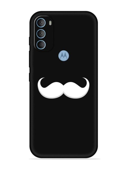 Mustache Vector Embossed Soft Silicone Case for Motorola Moto G40 Fusion Zapvi