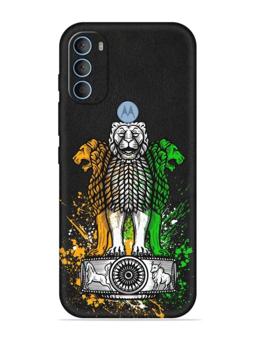 Pillars Of Ashoka Embossed Soft Silicone Case for Motorola Moto G40 Fusion Zapvi