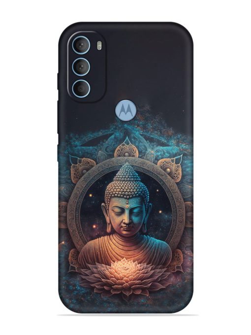 Gautam Buddha Embossed Soft Silicone Case for Motorola Moto G40 Fusion Zapvi