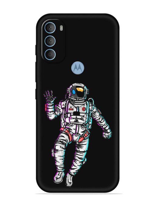 Spaceman Embossed Soft Silicone Case for Motorola Moto G40 Fusion Zapvi