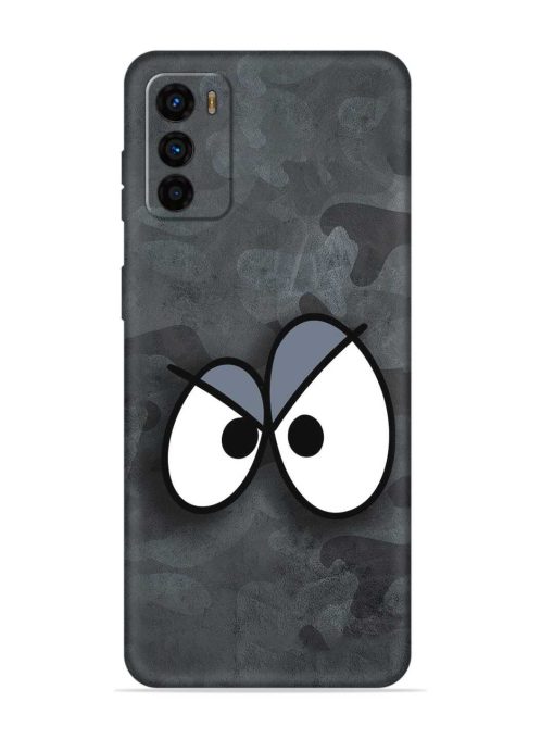 Big Eyes Night Mode Embossed Soft Silicone Case for Motorola Moto G42 Zapvi