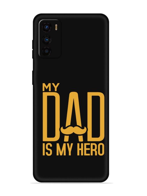 My Dad Is My Hero Embossed Soft Silicone Case for Motorola Moto G42 Zapvi