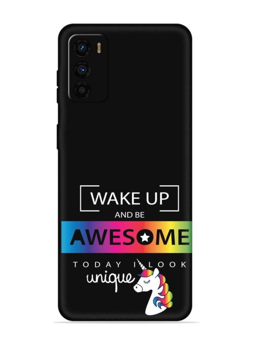 Inspirational Quote Unicorn Embossed Soft Silicone Case for Motorola Moto G42 Zapvi