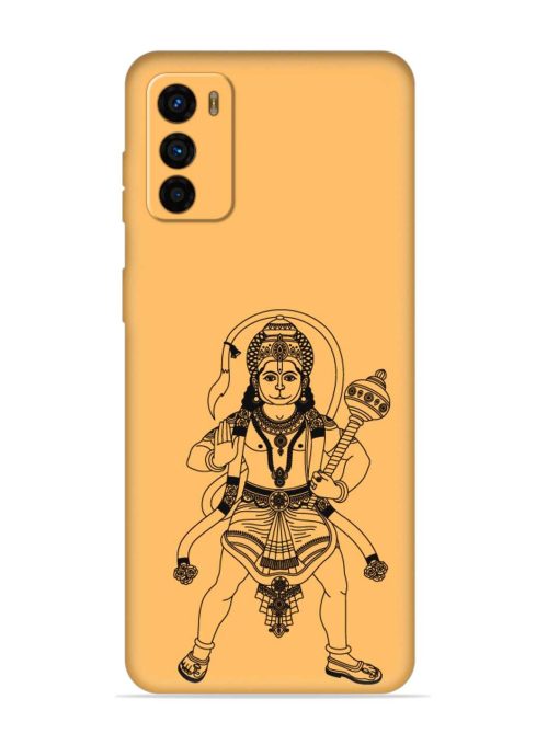 Indian God Hanuman Embossed Soft Silicone Case for Motorola Moto G42 Zapvi