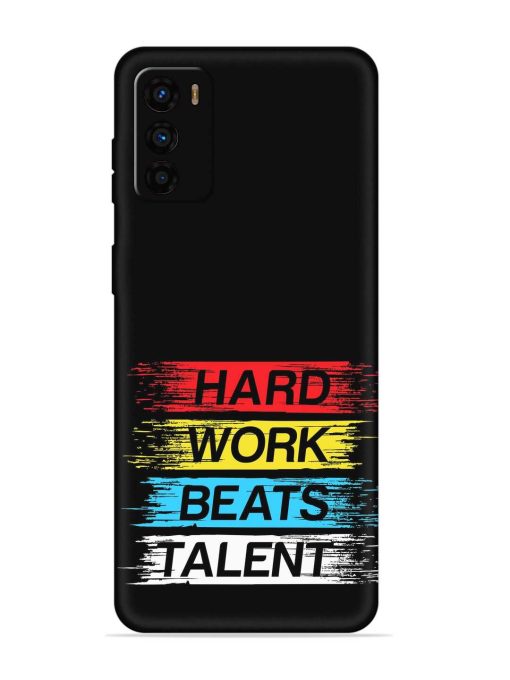 Hard Work Beats Embossed Soft Silicone Case for Motorola Moto G42 Zapvi