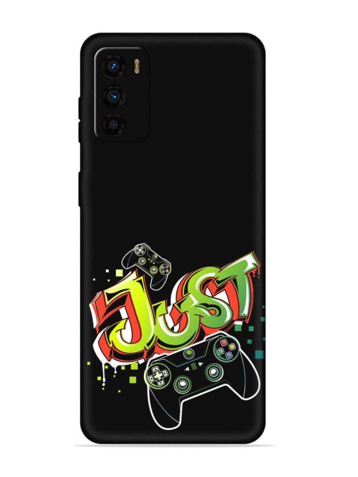 Graffiti Gamepad Illustration Embossed Soft Silicone Case for Motorola Moto G42 Zapvi