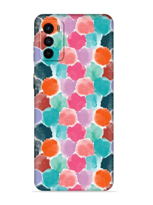 Colorful Seamless Pattern Embossed Soft Silicone Case for Motorola Moto G42 Zapvi