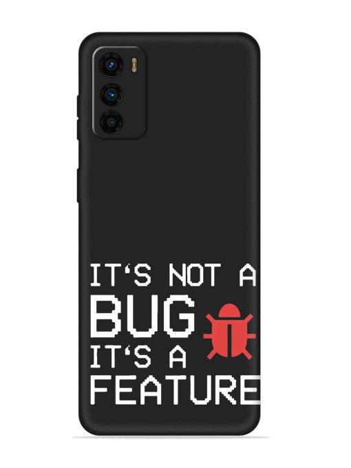 Not Bug Feature Embossed Soft Silicone Case for Motorola Moto G42 Zapvi