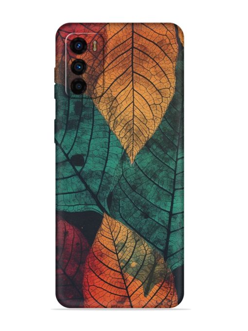 Leaves Artwork Embossed Soft Silicone Case for Motorola Moto G42 Zapvi