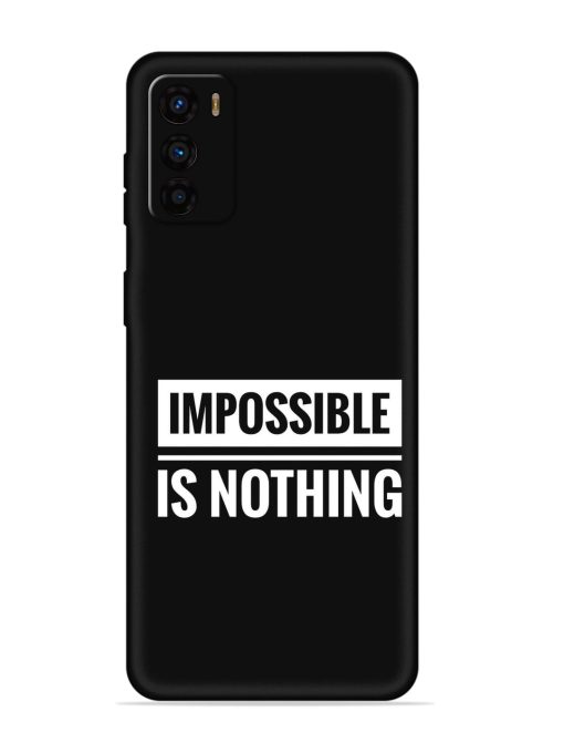 Impossible Is Nothing Embossed Soft Silicone Case for Motorola Moto G42