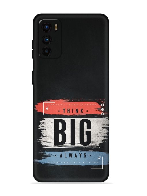 Think Big Always Embossed Soft Silicone Case for Motorola Moto G42 Zapvi