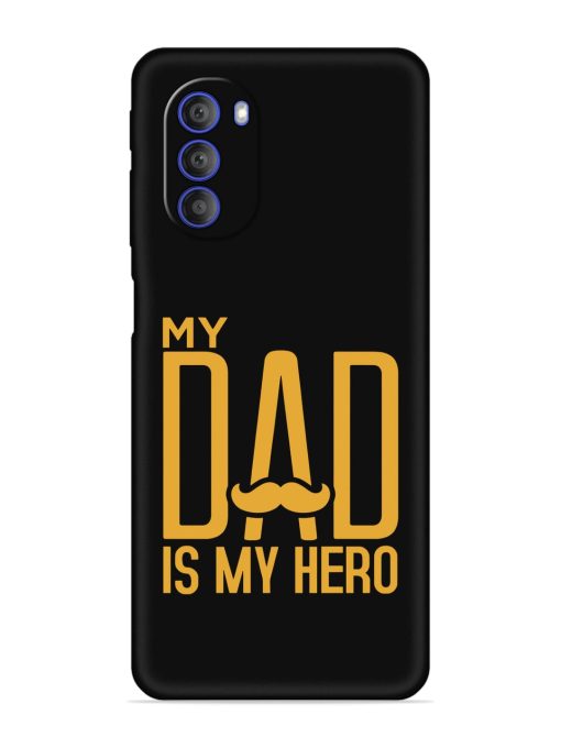 My Dad Is My Hero Embossed Soft Silicone Case for Motorola Moto G51 (5G) Zapvi