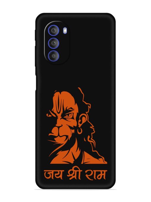 Angry Hanuman Embossed Soft Silicone Case for Motorola Moto G51 (5G) Zapvi